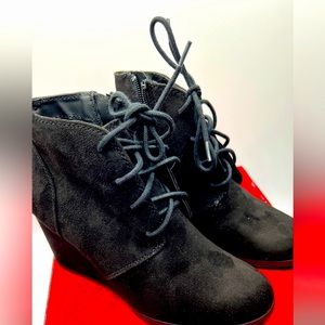 American Rag Cie, Abaylie, Suede Wedge Bootie